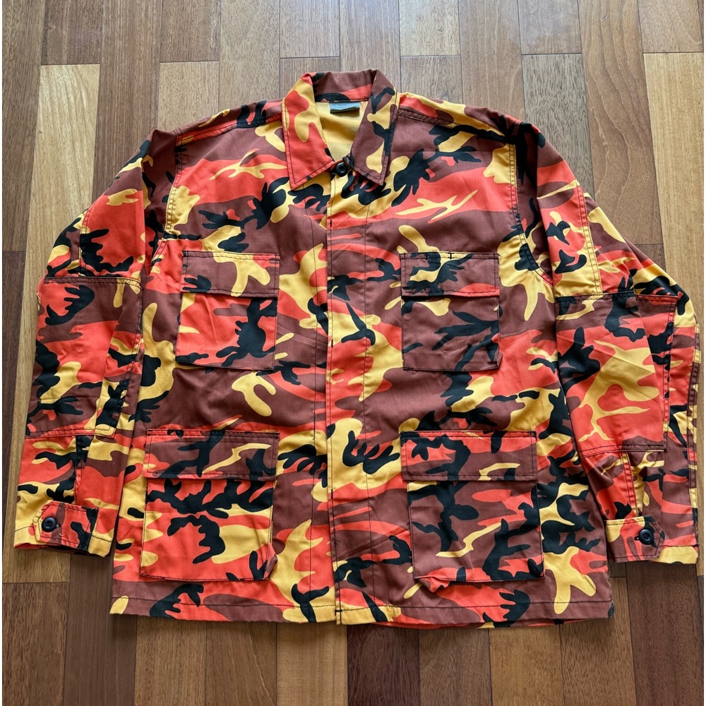 Orange Camo Jacket worn once
